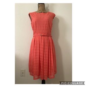 Coral/peach dress 🍑